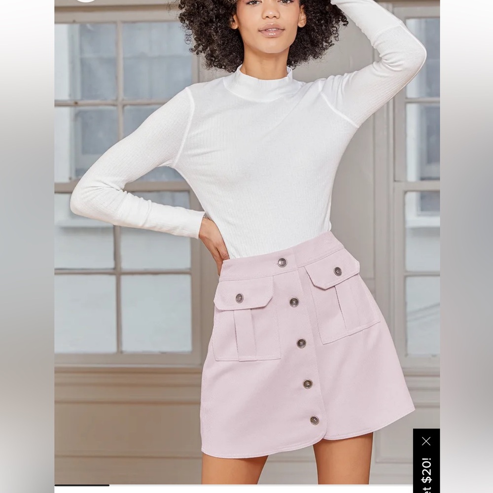 Tell My Story Lilac Button-Front Mini Skirt
Lulus